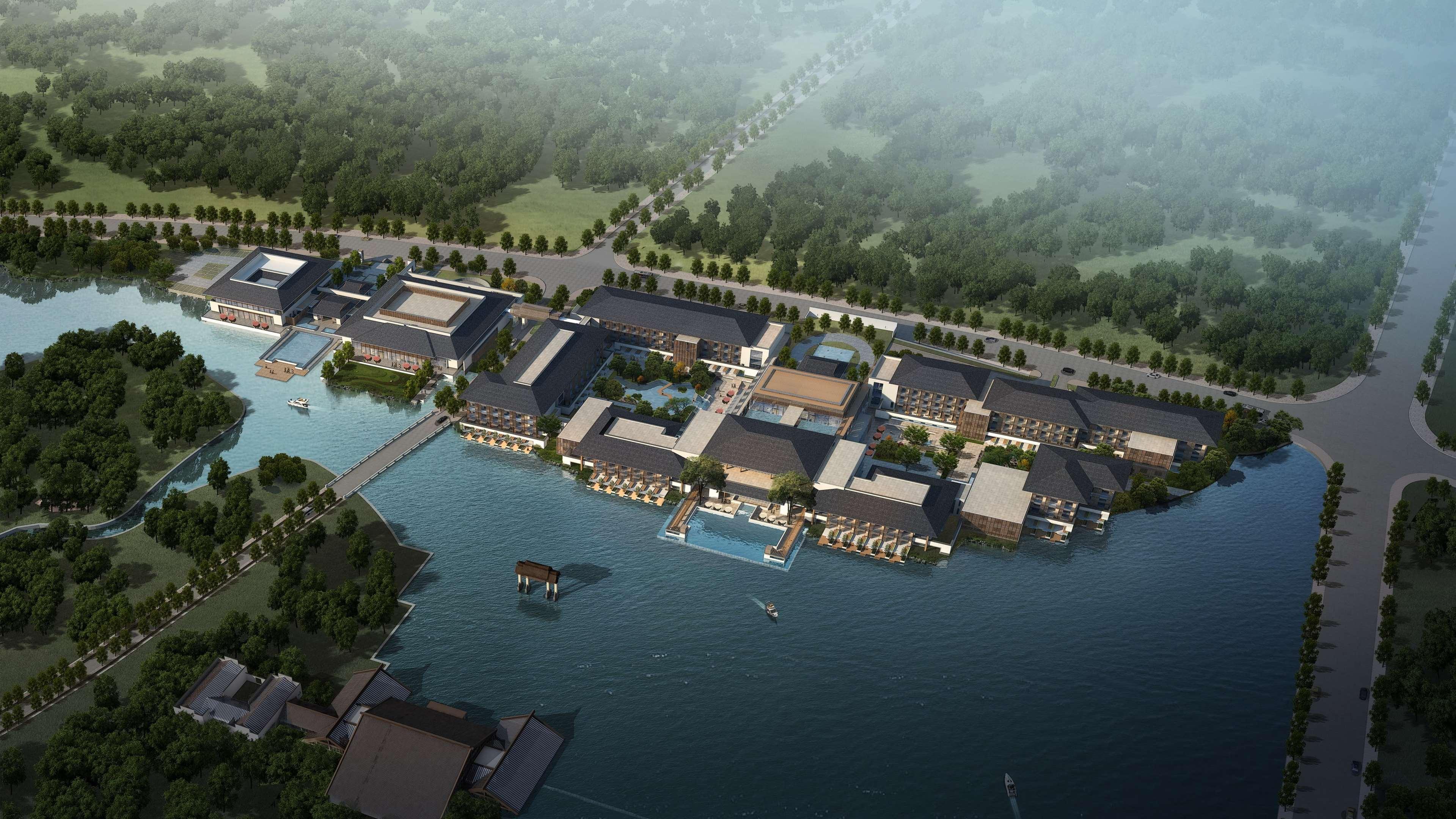 Hilton Shanghai Songjiang Guangfulin Exterior foto